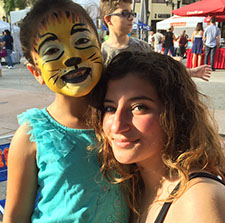 ArtSouth Hosts a Face Painting Booth